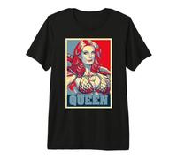 Rojo Sonja Frank Cho Propaganda Icono Redhead Queens Cruzada Camiseta Premium