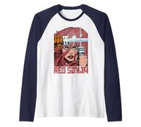 Rojo Sonja Walter Simonson Comic Legends Pelirroja Arte Guerrero Camiseta Manga Raglan