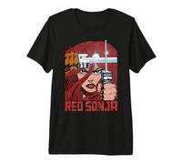 Rojo Sonja Walter Simonson Comic Legends Pelirroja Guerrero Arte Camiseta Premium