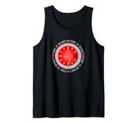 Rojo Tiempo Es Dinero Rojo Gráfico Camiseta sin Mangas