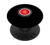 Rojo Tiempo Es Dinero Rojo Gráfico PopSockets PopGrip Adhesivo