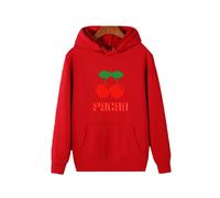 (rojo-XL)Pacha Ibiza House Cool Dance Space Privilege White Island Sudadera con capucha gráfica clásica