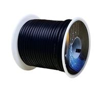 Rojo y negro 12-13-14-16-17-18-20-22-24-26-28-30 cable de silicona flexible 22 AWG conexión(Black; 30 AWG each 100m)
