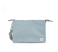 ROKA Carnaby XL Slim - Bolsos bandolera delgados para mujeres y hombres - 3 compartimentos, cremallera gruesa, correa extraíble y ajustable para teléfono, cartera, llaves