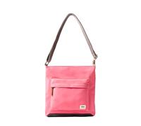 ROKA Kennington - Bolsos cruzados medianos de nailon para mujeres y hombres, múltiples bolsillos, cremallera gruesa, correa ajustable para viajes, trabajo, escuela, amarillo y rosa, Medium