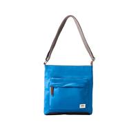 ROKA Kennington - Bolsos cruzados medianos de nailon para mujeres y hombres, múltiples bolsillos, cremallera gruesa, correa ajustable para viajes, trabajo, escuela, Azul Malibú, Medium
