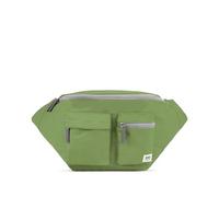 ROKA London Bandolera ovalada M, bandolera, riñonera o bolsa de hombro XL de nailon reciclado, avocado, 22.5cm x 11cm x 38cm, Bohemio