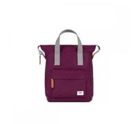 ROKA London Bantry B - Mochila pequeña de nailon sostenible color borgoña real