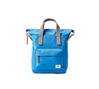 ROKA London Bantry - Mochila pequeña - Bolsa de nailon reciclado sostenible resistente al agua, mochila ligera para el trabajo, viajes y desplazamientos, Azul Malibú