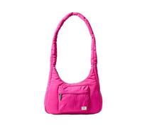 ROKA London Belsize Taslon - Bolso de hombro mediano, rosa estampado (Very Berry)