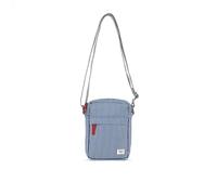 ROKA London Bond - Bolsos cruzados pequeños para mujeres y hombres, bolsa para teléfono móvil con múltiples bolsillos y correa ajustable para cartera, tarjetas y llaves, nogal rojo
