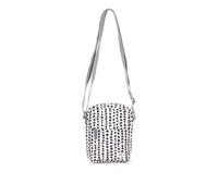 ROKA London Bond - Bolsos cruzados pequeños para mujeres y hombres, bolsa para teléfono móvil con múltiples bolsillos y correa ajustable para cartera, tarjetas y llaves, punto lineal
