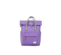 Roka London Canfield B - Mochila pequeña de nailon sostenible, Morado fresco, S