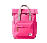 Roka London Canfield B - Mochila pequeña de nailon sostenible, Rojo granito, S, Casual