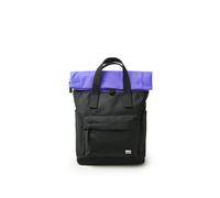 Roka London, CANFIELD B TWO TONE RECYCLED NYLON, BLACK/SIMPLE PURPLE, SMALL