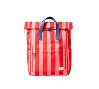 ROKA London Canfield Mochila mediana enrollable - Mochila de lona reciclada resistente al agua, mochila para laptop de 15 pulgadas para el trabajo, viajes, desplazamientos y uso diario, estampado de