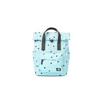 ROKA London Canfield - Mochila pequeña de lona enrollable, estampado de corazón, S, Casual