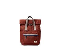 ROKA London Canfield Mochila pequeña - Mochila sostenible resistente a la intemperie para mujeres y hombres - Mochila de lona reciclada para el trabajo, viajes, viajes y uso diario, Rayas de henna, S