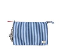 ROKA London Carnaby - Bandolera XL de lona reciclada de nogal rojo