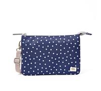 ROKA London Carnaby Bandolera XL de lona reciclada, lunares, X-Large