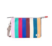 ROKA London Carnaby Bandolera XL de lona reciclada, Múltiples rayas anchas, X-Large