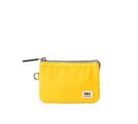 ROKA London Carnaby - Cartera pequeña Ripstop, compartimentos ligeros y seguros con cremallera y diseño de nailon duradero, Maracuyá, S, Lado suave