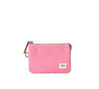 Roka London Carnaby - Lona reciclada pequeña, amarillo y rosa, S, monedero
