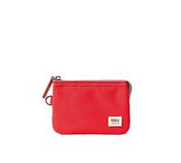 Roka London Carnaby - Lona reciclada pequeña, Escarlata., S, monedero
