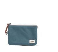 Roka London Carnaby Wallet Recycled Canvas, Accesorio de Viaje-Billetera Unisex Adulto, Airforce, M