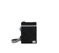 ROKA Chelsea - Bolso cruzado pequeño para teléfono para mujeres y hombres, múltiples bolsillos, cremallera gruesa, correa ajustable para teléfonos móviles, cartera, tarjetas, Black, XS
