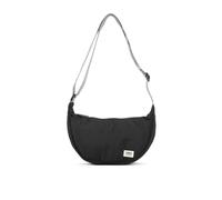 ROKA London Farringdon - Bolso bandolera Taslon reciclado, Black, One Size
