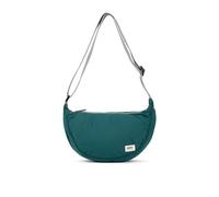 ROKA London Farringdon - Bolso bandolera Taslon reciclado, Teal, One Size