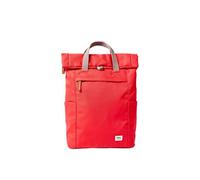ROKA London Finchley - Mochila mediana ligera resistente al agua para laptop, mochila de viaje de lona reciclada para el trabajo, la escuela y los desplazamientos, Escarlata., M, Casual