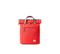 ROKA London Finchley Mochila pequeña - Mochila ligera resistente al agua para laptop, mochila de lona reciclada sostenible para el trabajo, viajes y desplazamientos, Escarlata., S, Casual