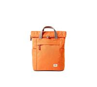 ROKA London Finchley Mochila pequeña - Mochila ligera resistente al agua para laptop, mochila de lona reciclada sostenible para el trabajo, viajes y desplazamientos, Jaffa - naranja, S, Casual