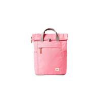 ROKA London Finchley Mochila pequeña - Mochila ligera resistente al agua para laptop, mochila de lona reciclada sostenible para el trabajo, viajes y desplazamientos, amarillo y rosa, S, Casual