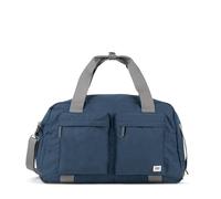 ROKA London Gatwick - Bolsa de lona reciclada grande, Azul oscuro., L, Lado suave