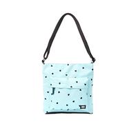 ROKA London Kennington Bandolera de lona reciclada, estampado de corazón