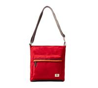 ROKA London Kennington - Bolso bandolera ligero resistente al agua para mujeres y hombres con correa ajustable, múltiples bolsillos con cremallera y nailon reciclado, Rayas de arándano