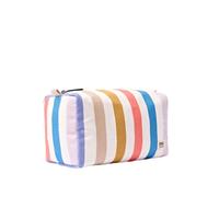 ROKA London Mayfair - Neceser de viaje resistente al agua para hombres y mujeres, bolsa de cosméticos ligera con cremallera para vacaciones, gimnasio y artículos esenciales diarios, Multirayas pastel