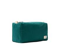 ROKA London Mayfair - Neceser de viaje resistente al agua para hombres y mujeres, bolsa de cosméticos ligera con cremallera para vacaciones, gimnasio y artículos esenciales diarios, Verde azulado, M
