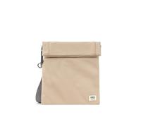 ROKA London Stratford - Bolso cruzado pequeño de nailon reciclado, arena, s