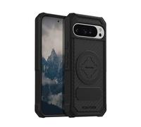 Rokform Funda compatible con Google Pixel 9 Pro XL, serie Rugged Series, cubierta magnética con RokLock, armadura probada contra caídas (negro)