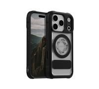 Rokform Funda de cristal compatible con iPhone 17 Pro, cubierta magnética (transparente)