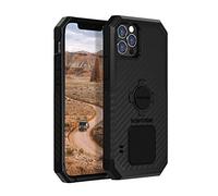 ROKFORM - Funda para iPhone 12, Funda para iPhone 12 Pro, Serie Resistente, Equipo de protección de Apple, Cubierta para iPhone con Bloqueo Giratorio RokLock, imán Doble, Probada por caídas (Negro)