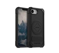Rokform - Funda resistente compatible con el iPhone 16e, cubierta magnética con bloqueo giratorio RokLock, armadura probada contra caídas (negro)