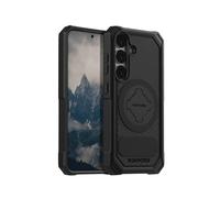Rokform Funda Resistente Compatible con Galaxy S25, Cubierta magnética con Bloqueo Giratorio, Armadura Probada contra caídas (Negro)