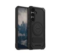 Rokform Funda Resistente Compatible con Galaxy S25 Plus, Cubierta magnética con Bloqueo Giratorio, Armadura Probada contra caídas (Negro)