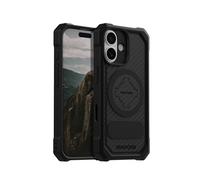 Rokform Funda resistente compatible con iPhone 17, cubierta magnética (negro)
