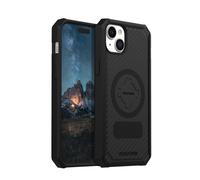 Rokform - Funda resistente para iPhone 15 Plus, magn tica, con cierre giratorio RokLock, resistente a ca das (negra)